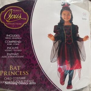 BAT PRINCESS‎ CHILD COSTUME LARGE